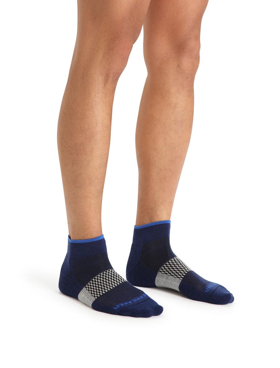 Royal Navy / Lazurite Icebreaker Merino Multisport Light Mini Men's Socks | AU 1030MQZA